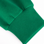 Verdant Ease | Drop Shoulder Side-Slit Sweatshirt