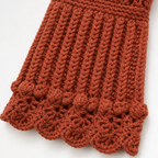 Mayfield | Crochet Scalloped Hem Wrap Cardigan