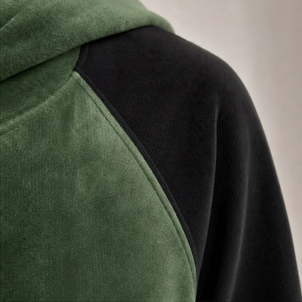 ColorMuse | Colorblock Raglan Sleeve Hoodie