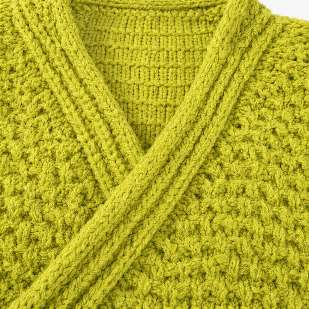 Crossovera | Chunky Knit Crossover V-Neck Sweater