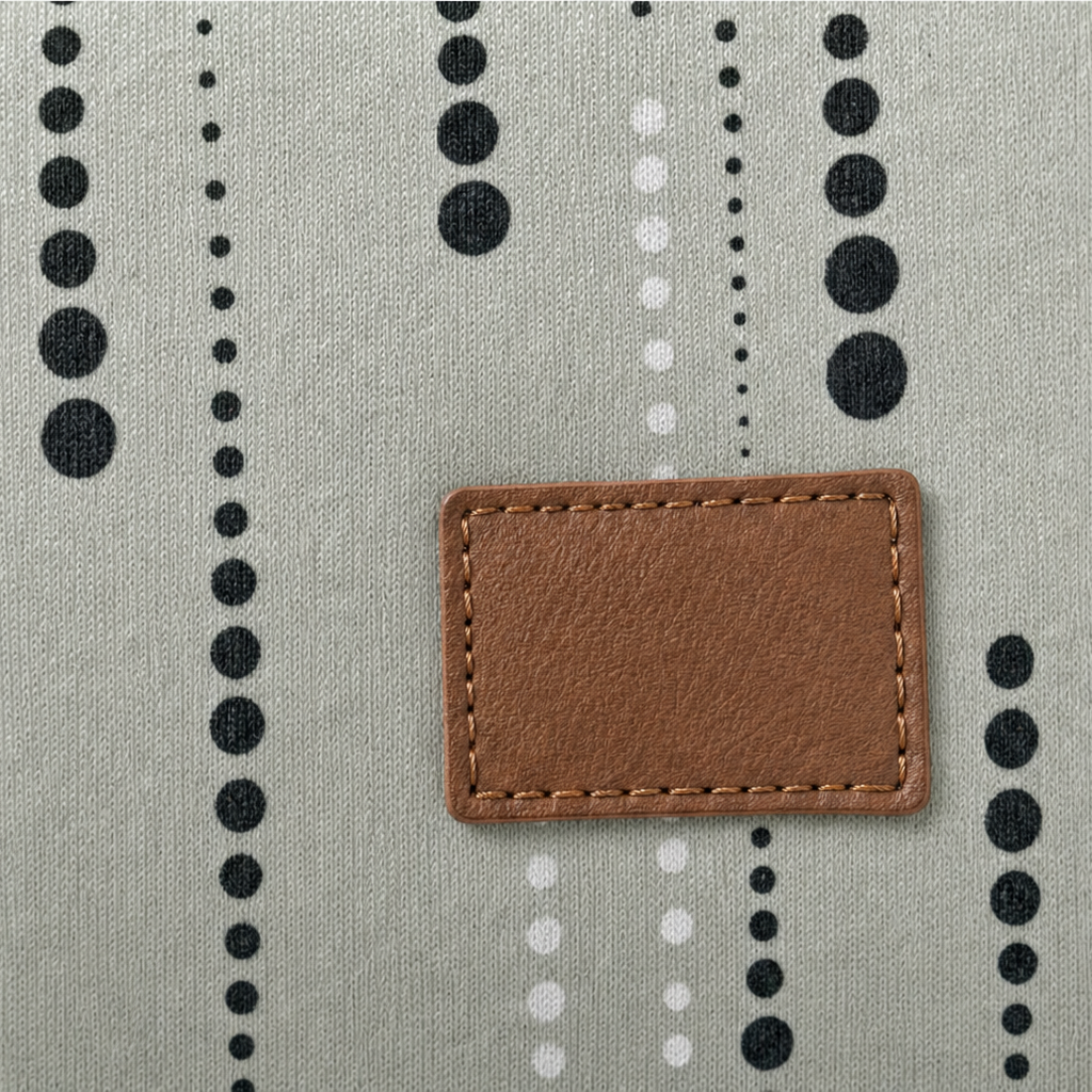 Dotwell | Dotted Stand-Collar Button Sweatshirt