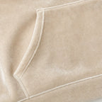 Veloura | Velour Henley Pocket Hoodie