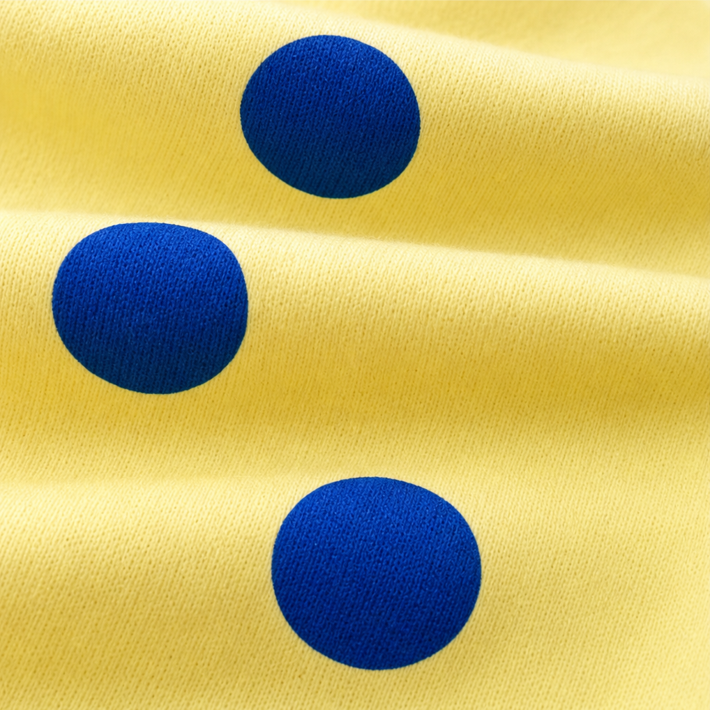 Sunbelle | Polka Dot Ribbon-Tie Neck Sweatshirt