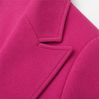 Searbella | Double-Breasted Structured Wool-Look Coat