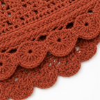 Mayfield | Crochet Scalloped Hem Wrap Cardigan