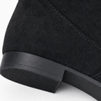 Slouch & Stroll | Lace-Up Slouchy Mid-Calf Boots