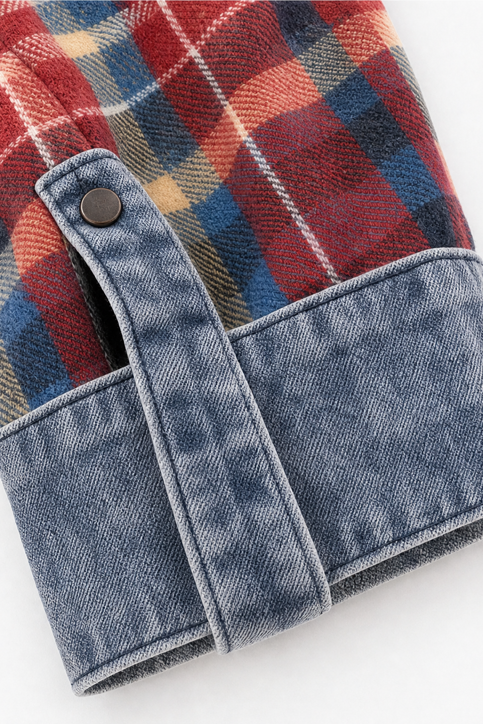 Havelyn | Denim-Trim Hooded Knit Cardigan