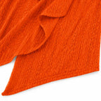 Solelle | Eyelet Waterfall Open-Front Cardigan for Women