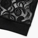 Lacelle | Floral Lace Zip Up Bomber Jacket for Women