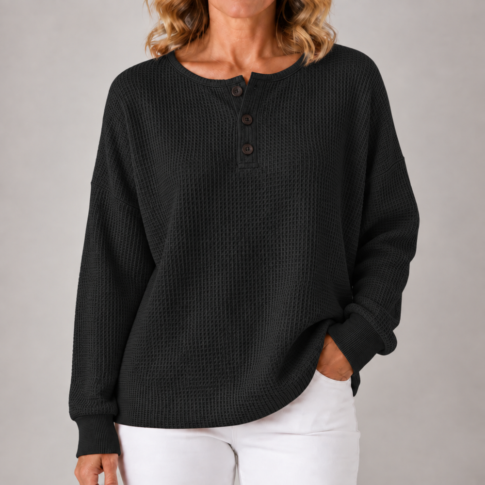 Juniper | Women's Cozy Waffle Knit Pullover