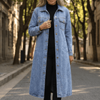 Denara | Longline Oversized Denim Coat