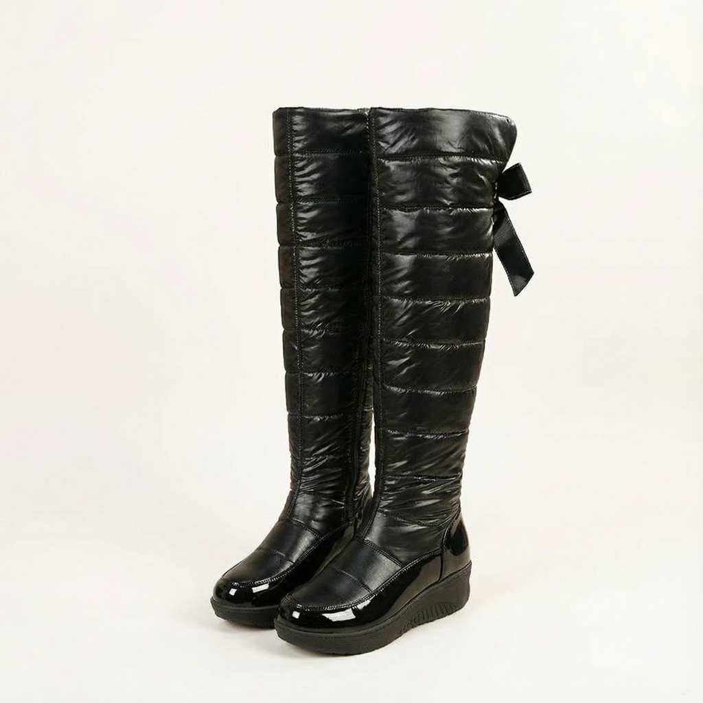 Velura | Women's fleece-lined over-the-knee boots