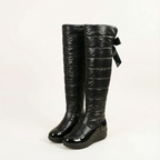 Velura | Women's fleece-lined over-the-knee boots
