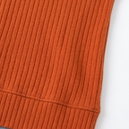 Ribella | Ribbed Half-Zip Hooded Knit Top