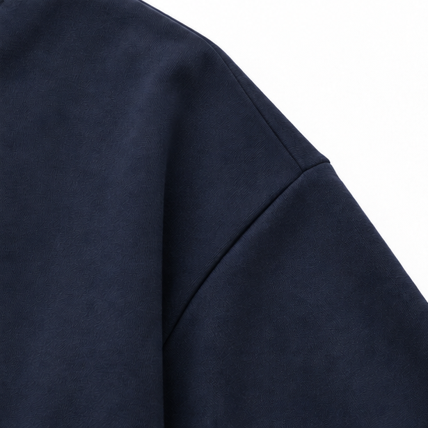 Layerella | Faux-Layer Ribbed Cuff Sweatshirt