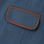 Vaunterie | Contrast Piped Herringbone Blend Coat