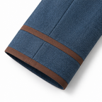 Vaunterie | Contrast Piped Herringbone Blend Coat