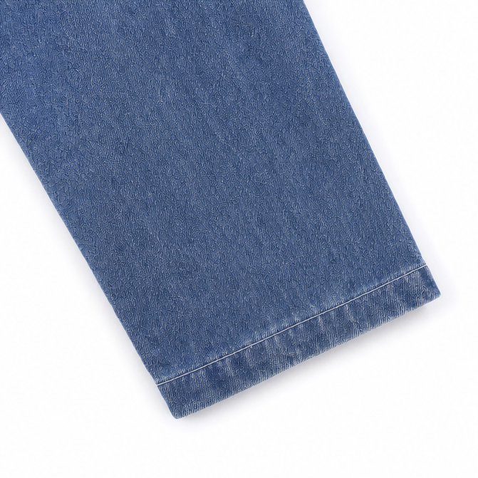 Florelle | Open Front Ruffle Trim Denim-look Jacket for Women