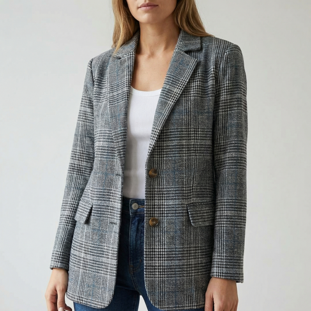 Hartlyn | Classic Glen Plaid Blazer