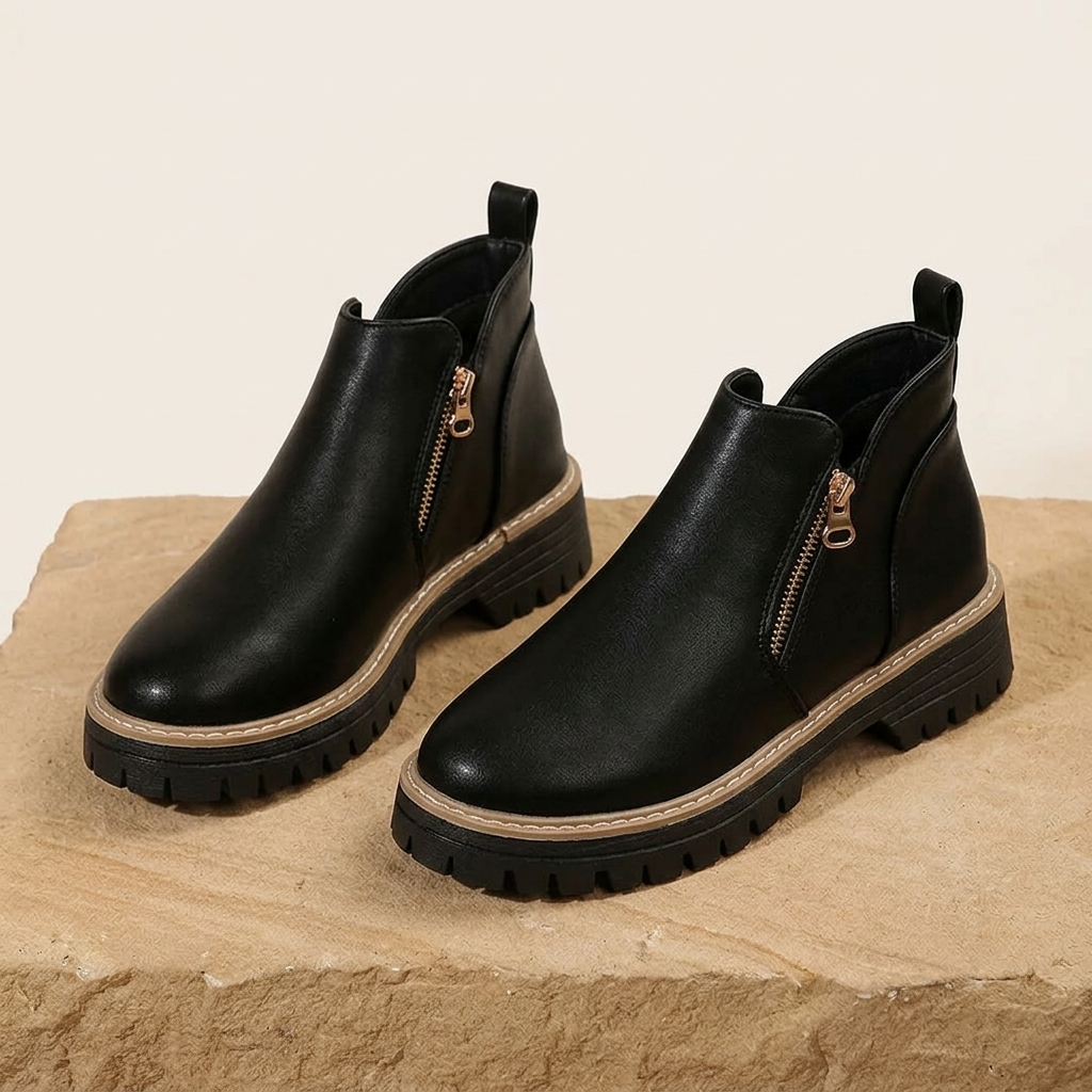 Strida | Women's Cushioned Platform Ankle Boots