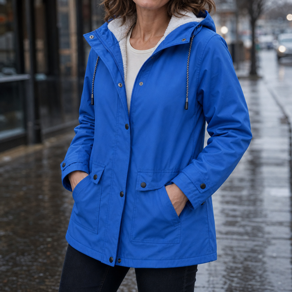 Windloft | Waterproof Plush-Lined Hooded Jacket