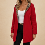Wearbells | Reversible Leopard Print Hooded Coat