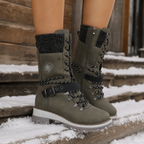 Snowlina | Adjustable Knee-High Insulated Snow Boots