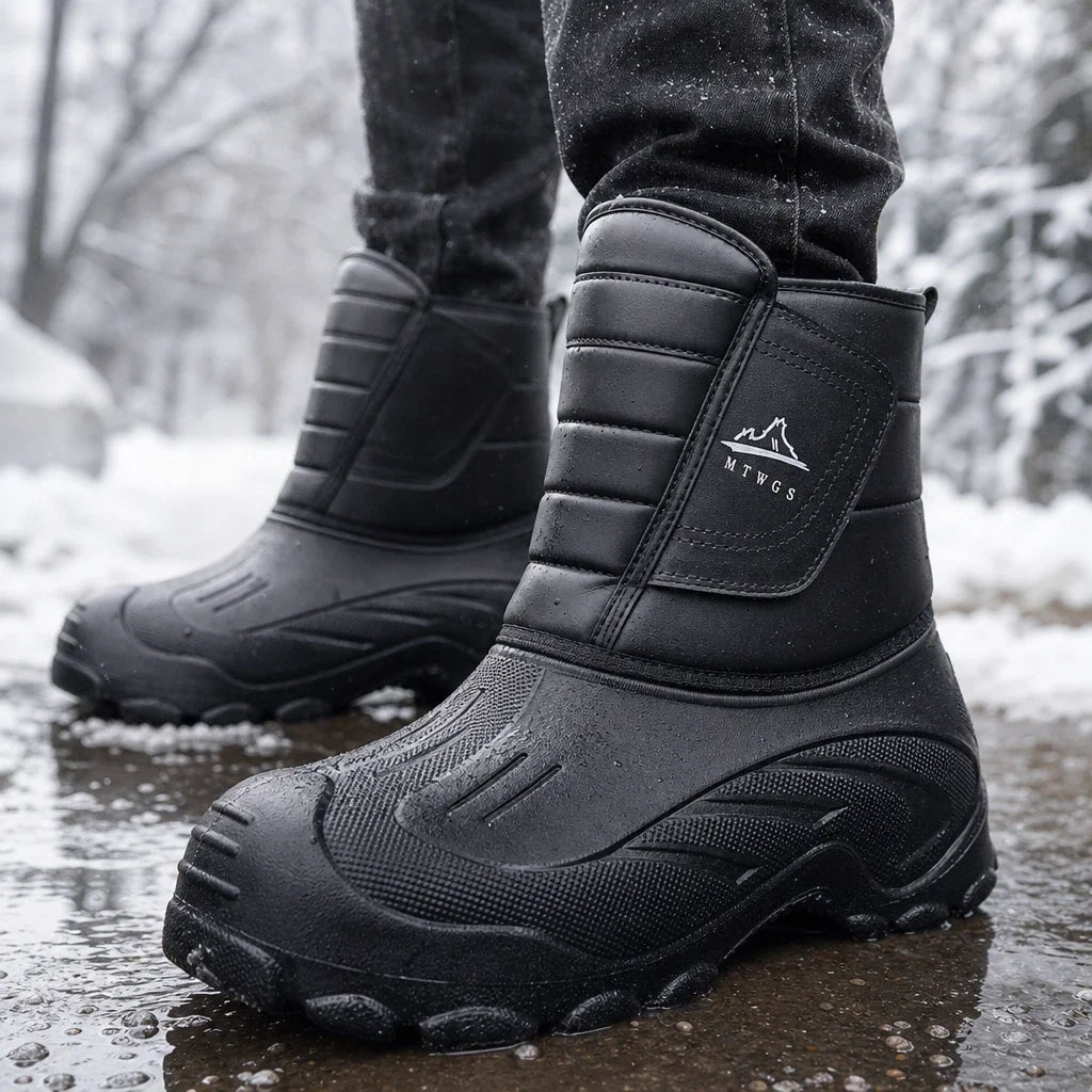 Snowlune | Plush-Lined Pull-On Winter Boots