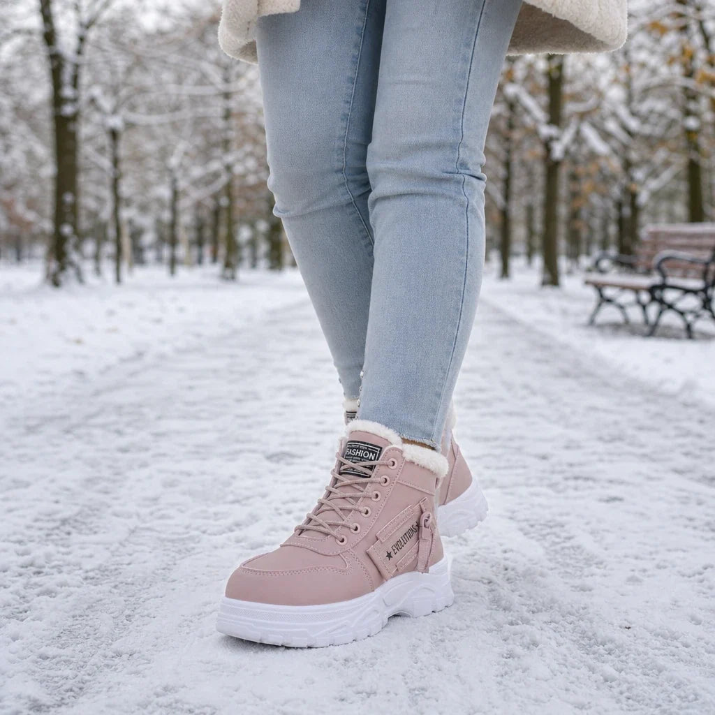 Veluna | Plush-Lined Winter Ankle Boots