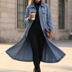 Denara | Longline Oversized Denim Coat