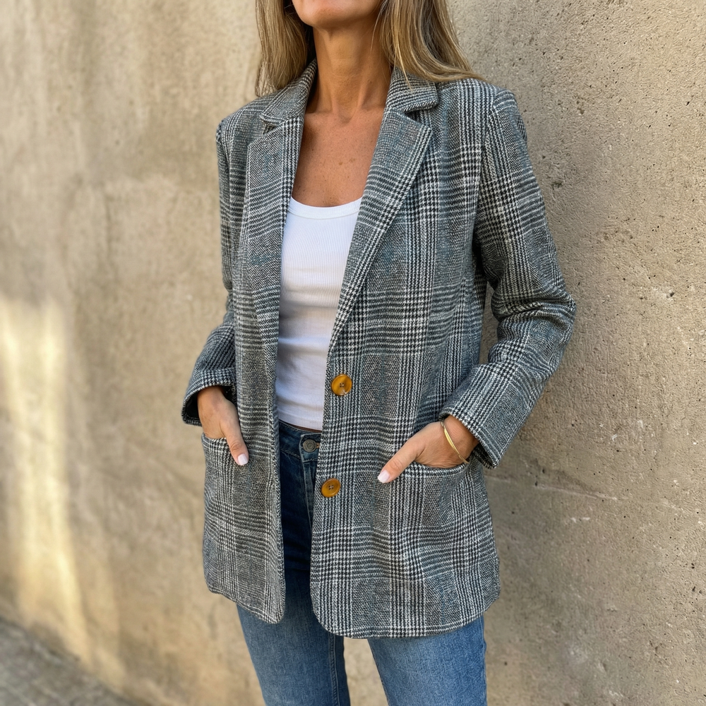 Hartlyn | Classic Glen Plaid Blazer