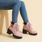 Stridara | Lightweight Chunky Platform Combat Boot