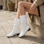 Archwell | Ruched Ribbon Mid-Calf Boots