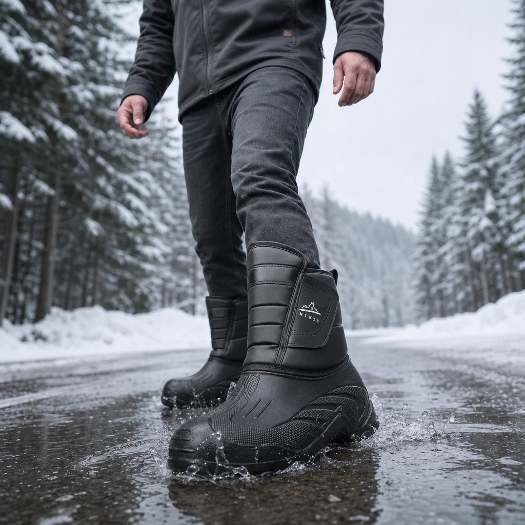 Snowlune | Plush-Lined Pull-On Winter Boots