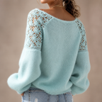 Wernbella | Lace-Knit Look Sweater That Looks Elevated, Not Plain