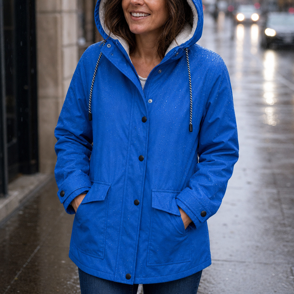 Windloft | Waterproof Plush-Lined Hooded Jacket