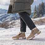 Frostelle | Fleece-Lined Zip Ankle Winter Boots