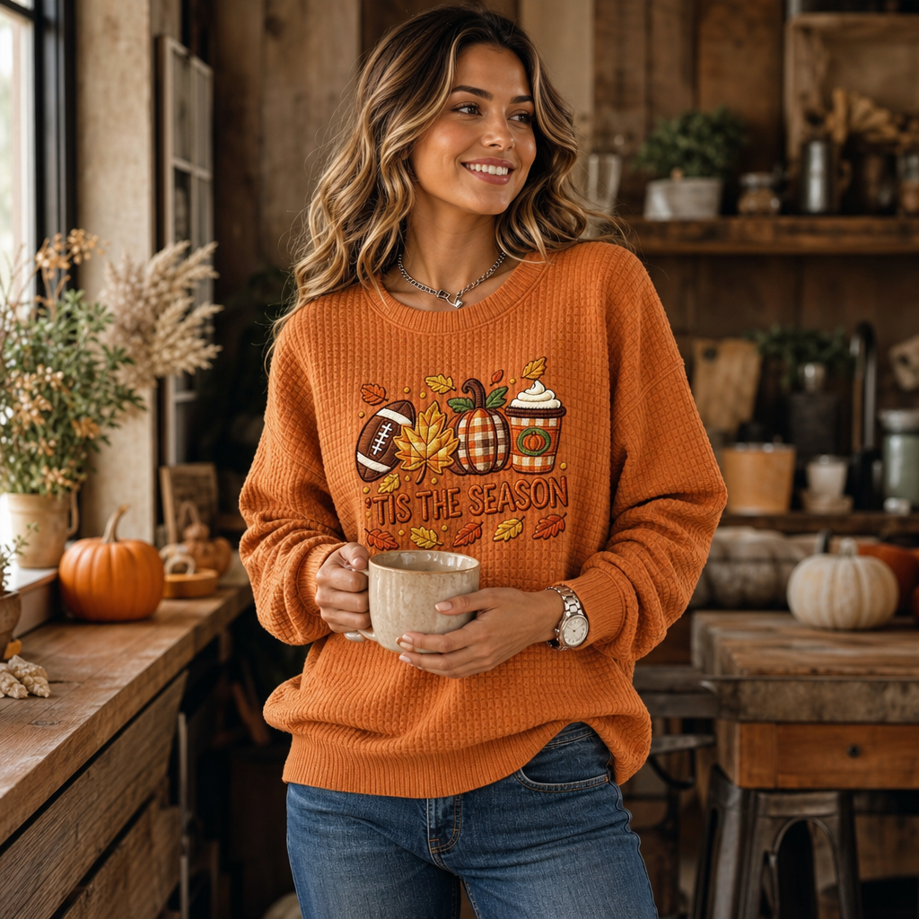 Everdas | Seasonal Graphic Crew-Neck Sweatshirt