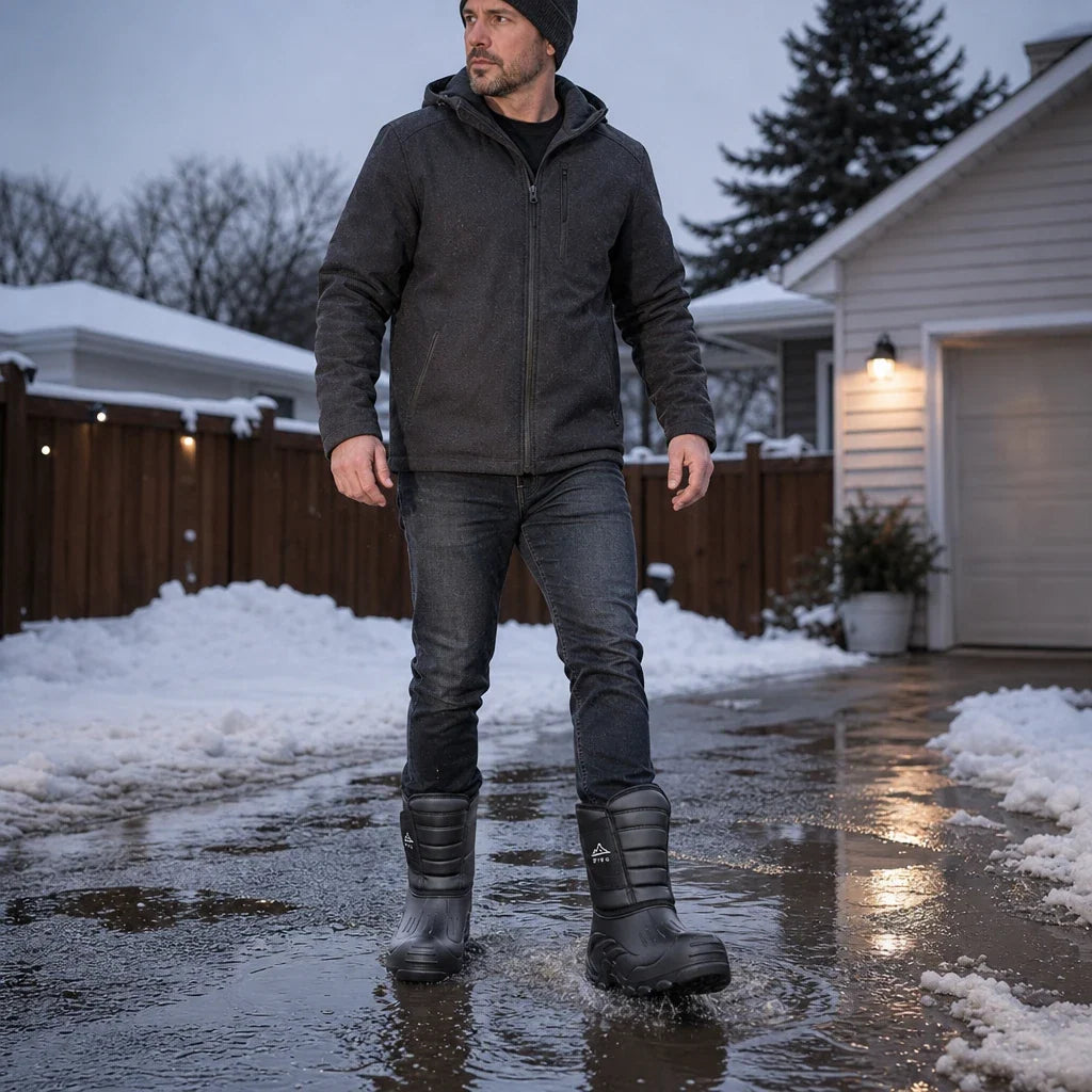 Snowlune | Plush-Lined Pull-On Winter Boots