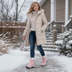 Cozywalk | Fleece-Lined Non-Slip Platform Snow Boots