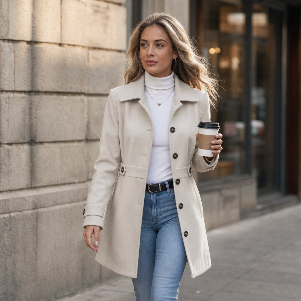 Silhouette | Belted Tailored City Coat