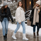 Frostelle | Snowflake-Print Plush-Lined Winter Boots