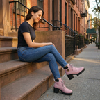 Stridara | Lightweight Chunky Platform Combat Boot