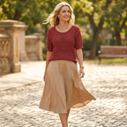 Wovelle | Women's Textured Knit Top for Warm Days
