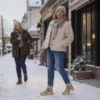 Frostelle | Fleece-Lined Zip Ankle Winter Boots