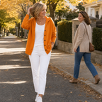 Teri | Button-Front Hooded Cardigan