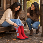 Frostella | Fur-Trimmed Suede Knee-High Winter Boots