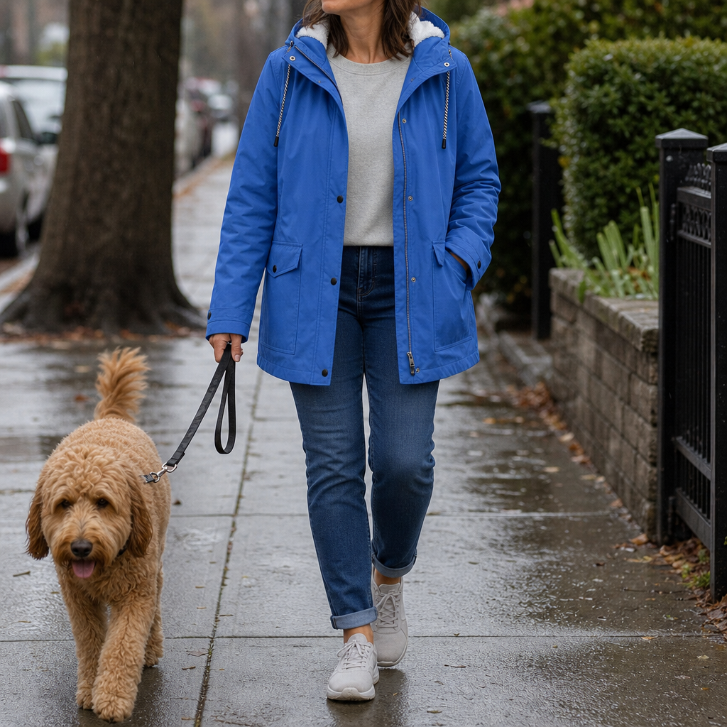 Windloft | Waterproof Plush-Lined Hooded Jacket