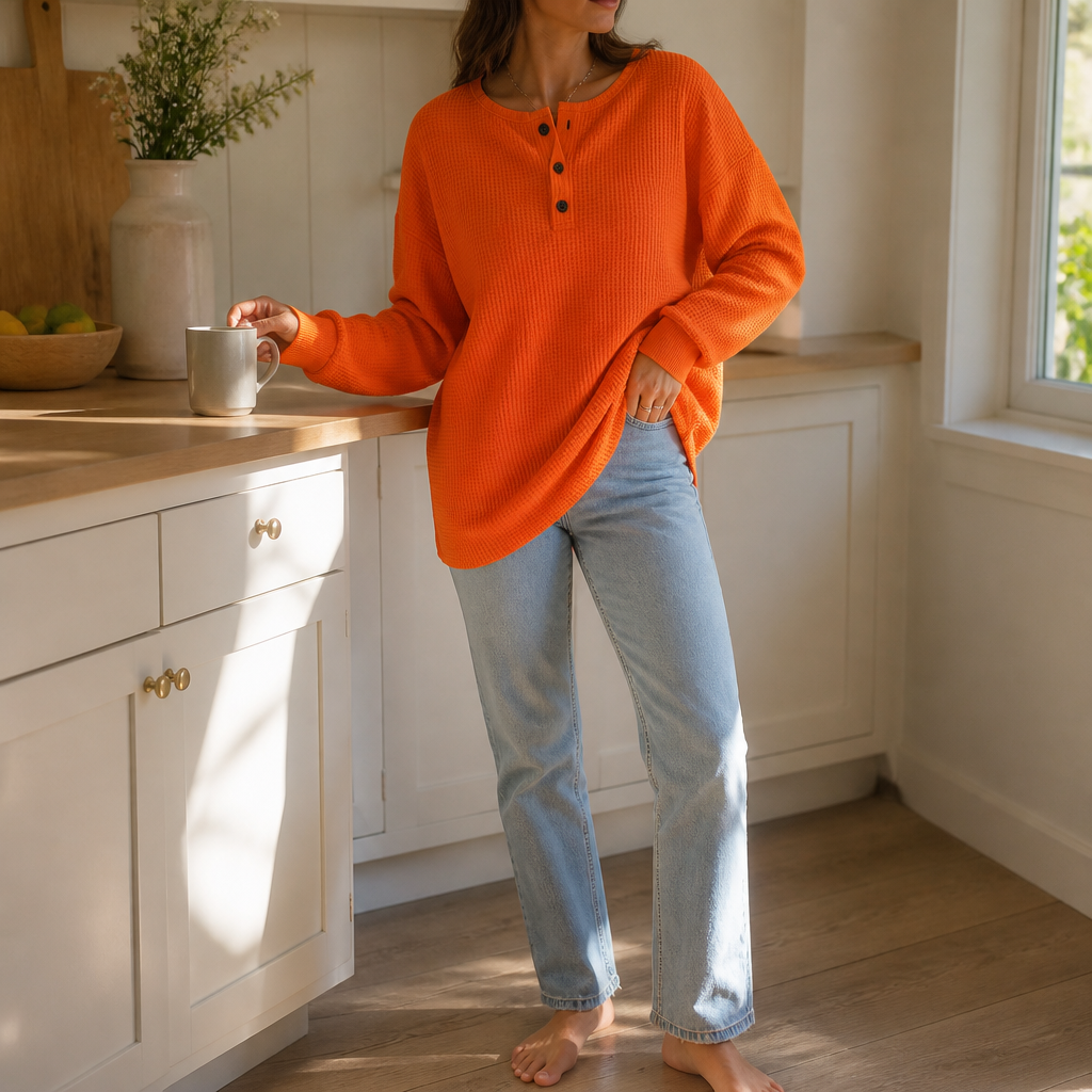 Warmwich | The Waffle Henley That Never Looks Thrown On