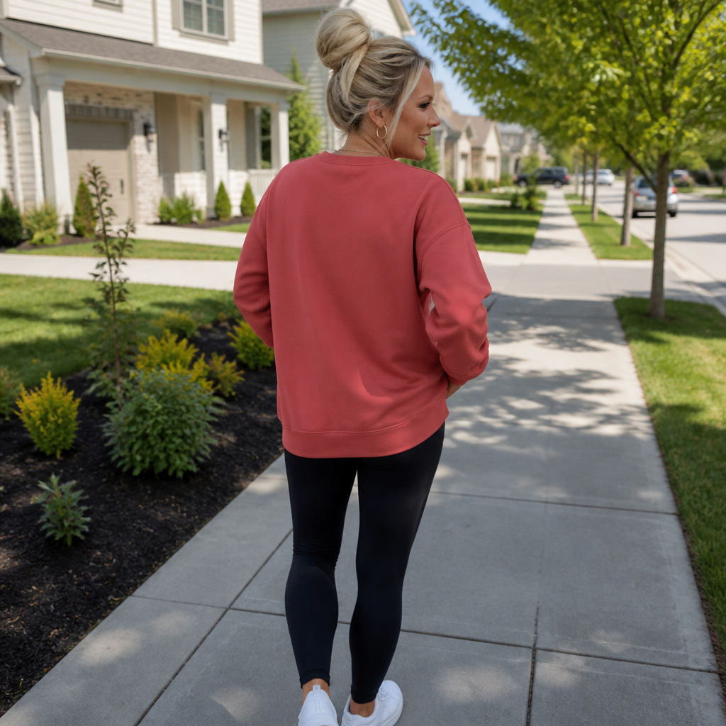 Restfield | Oversized Kangaroo Pocket Crewneck Sweatshirt